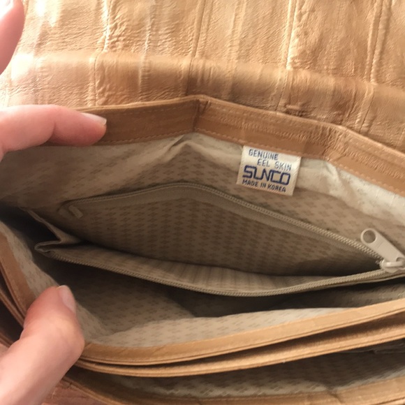 90’s Eel skin handbag - vintage - Picture 5 of 13